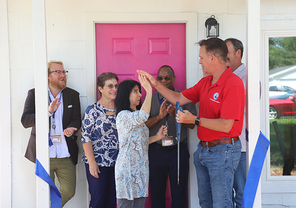 House ribbon cutting House ribbon cutting