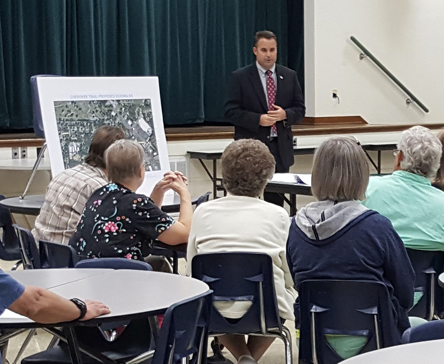 Cherokee Trail Sidewalk Meeting