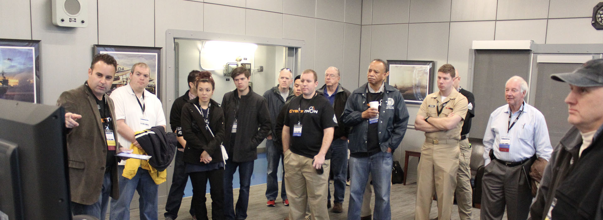 District 2 Commissioner Doug Underhill at Cyberthon