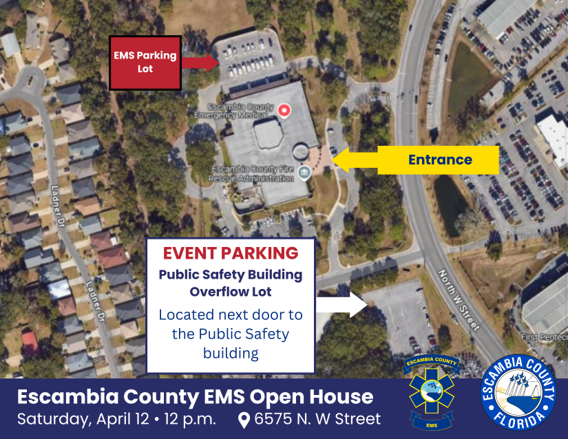 EMS Open House Parking Map