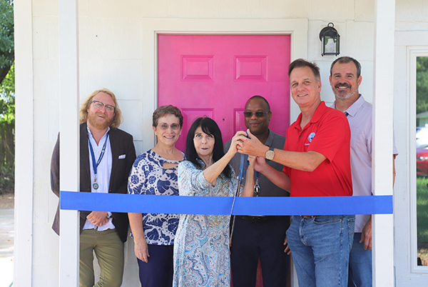 House ribbon cutting House ribbon cutting