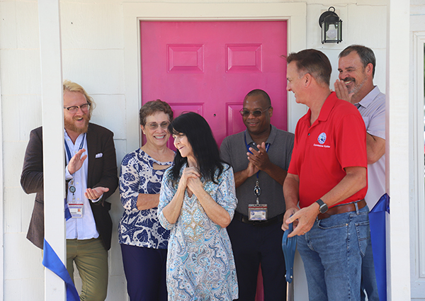 House ribbon cutting House ribbon cutting