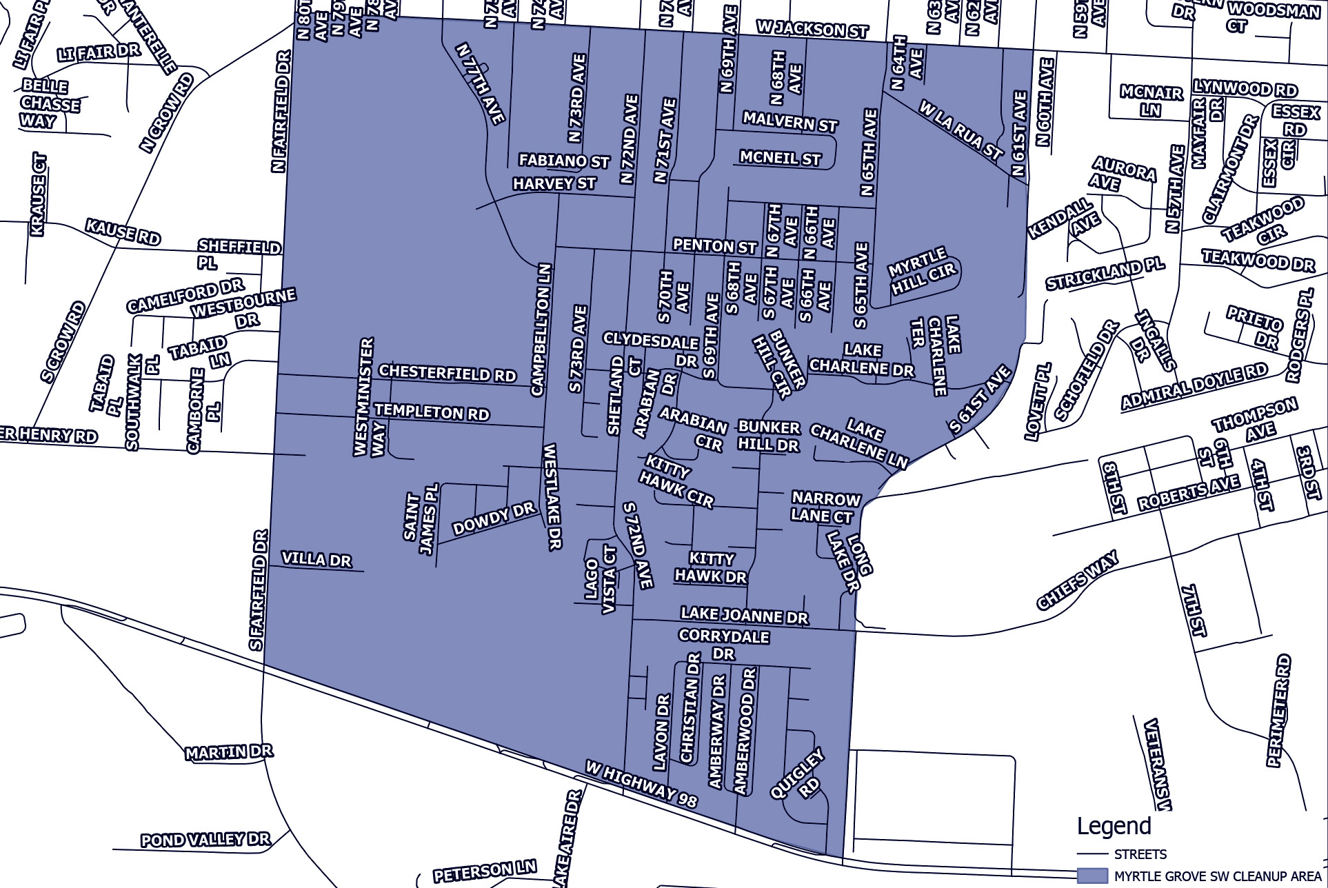 Myrtle Grove Southwest Neighborhood Cleanup