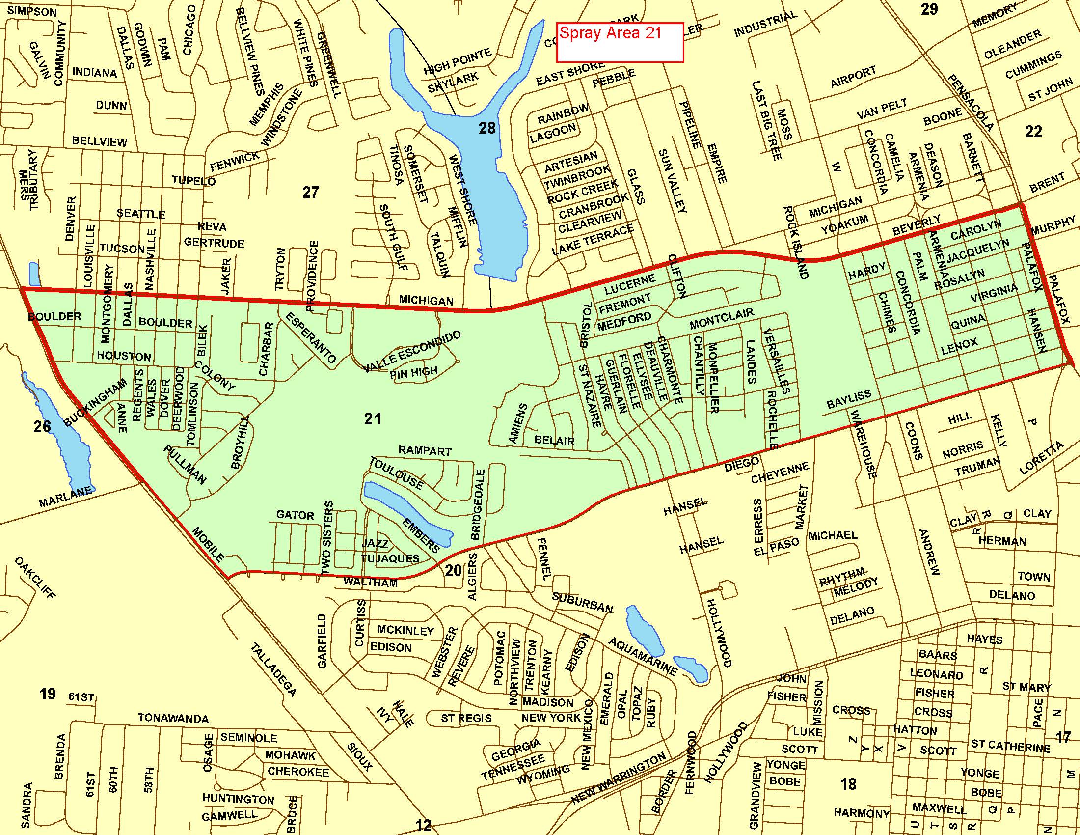 Spray Area 21