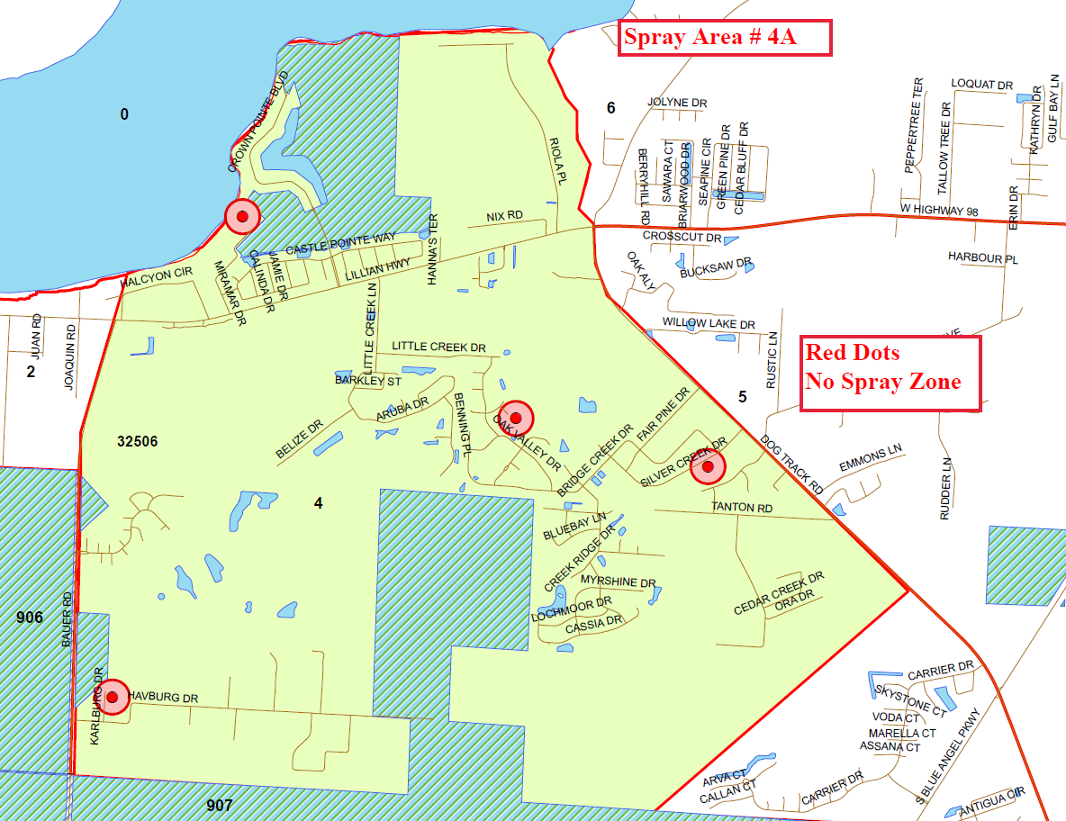 Spray Area 4A Spray Area 4A