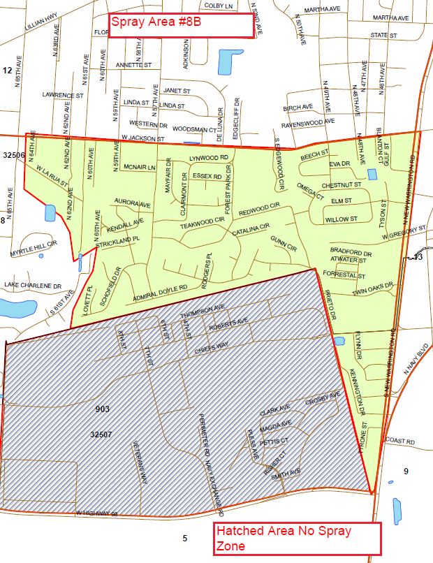 Spray Area 8B Spray Area 8B