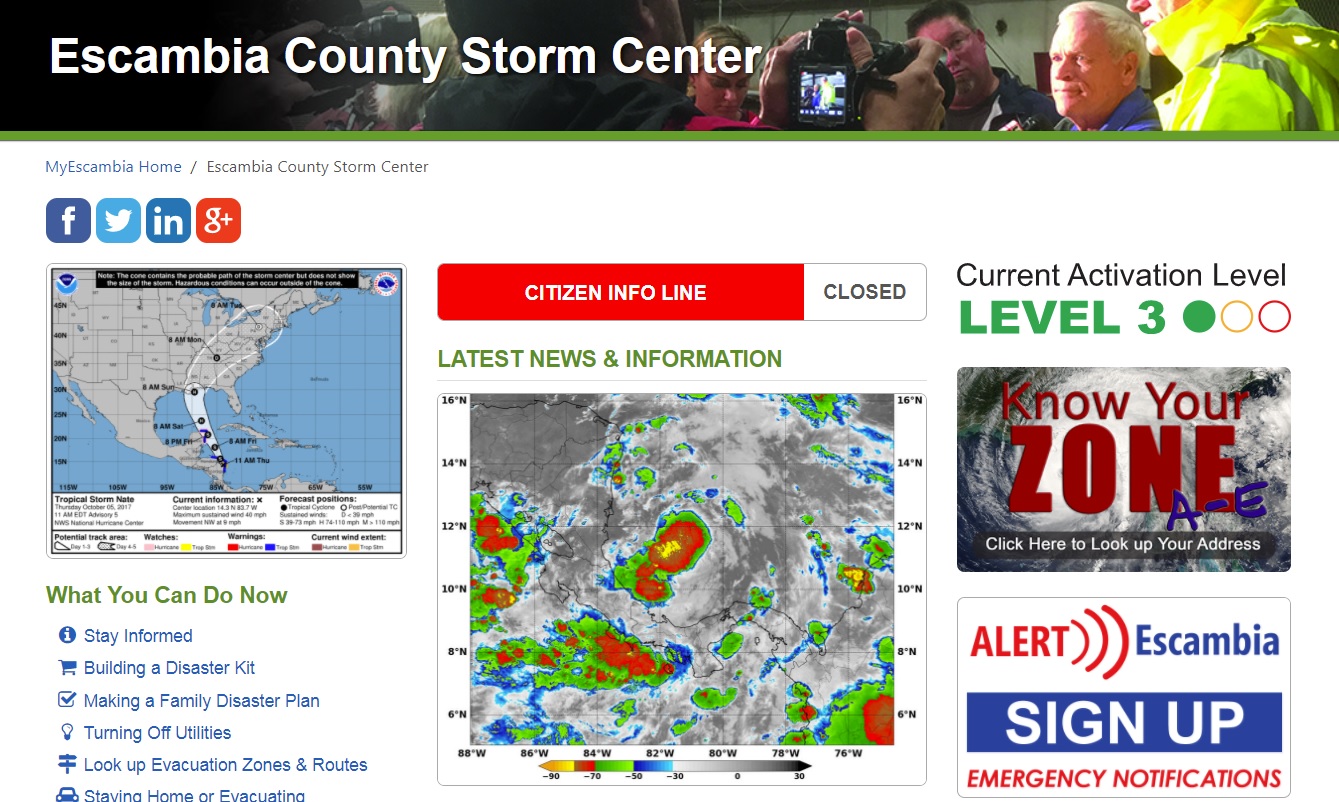 Storm center
