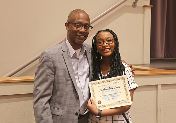 SYEP ceremony
