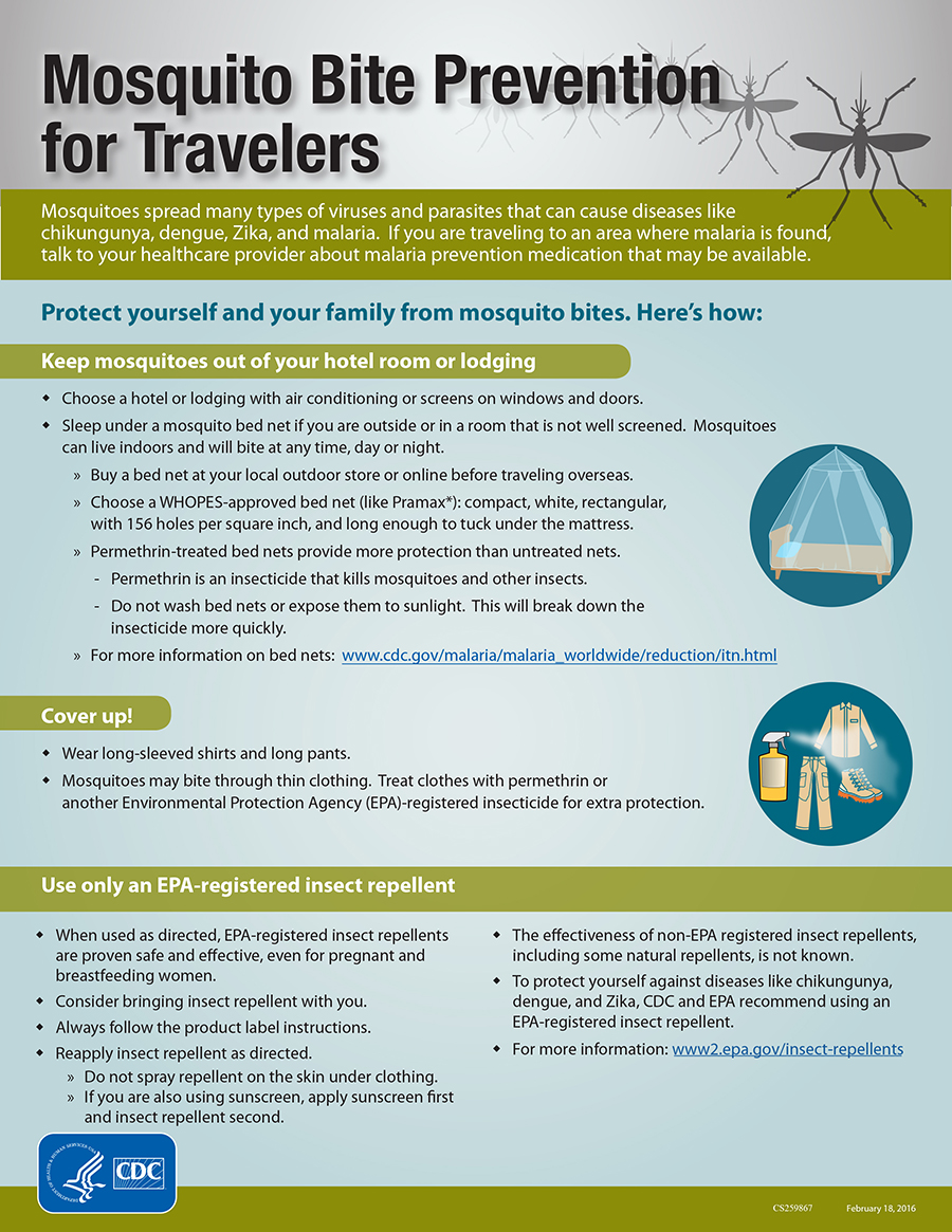 Mosquito Bite Prevention for Travelers 1