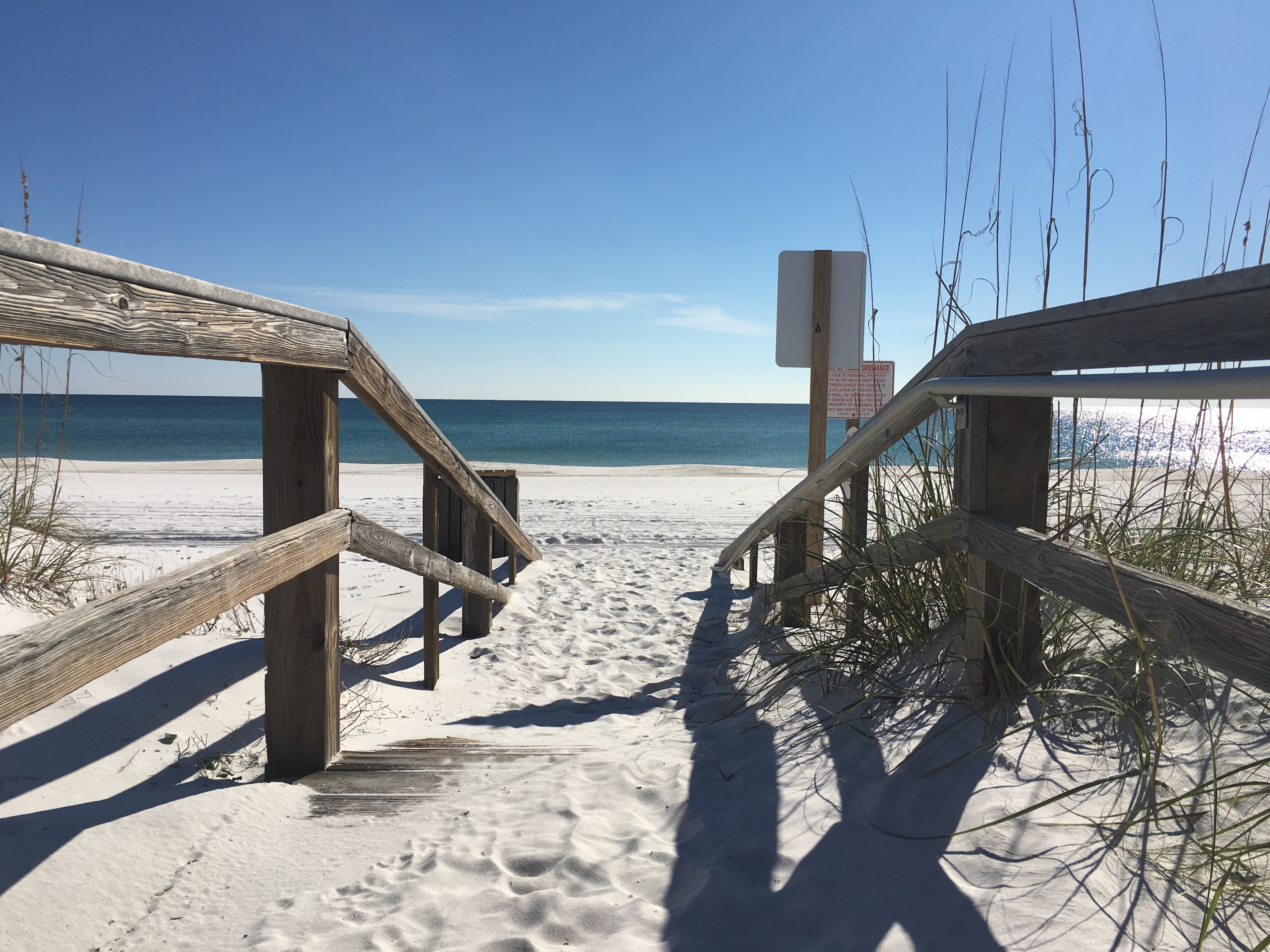 Boardwalk to beach