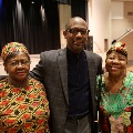 District 3 Commissioner Lumon May attends the Black History Month Program at the Brownsville Community Center on Feb. 28, 2019.