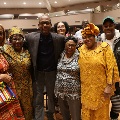 District 3 Commissioner Lumon May attends the Black History Month Program at the Brownsville Community Center on Feb. 28, 2019.