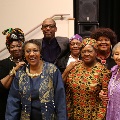 District 3 Commissioner Lumon May attends the Black History Month Program at the Brownsville Community Center on Feb. 28, 2019.