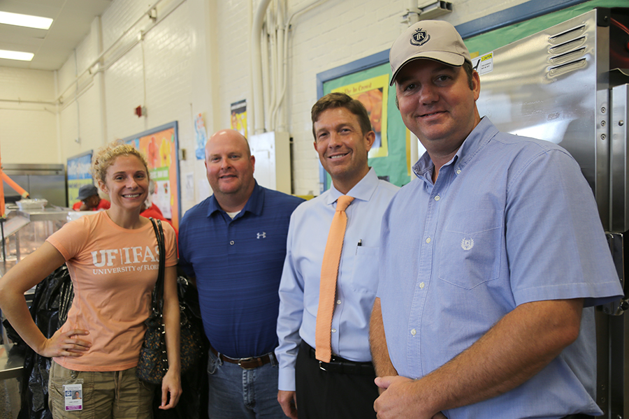 District 5 Commissioner Steven Barry attends a closing ceremony Friday, Aug. 10, 2018 for the county's Play, Learn, Grow summer camp program.